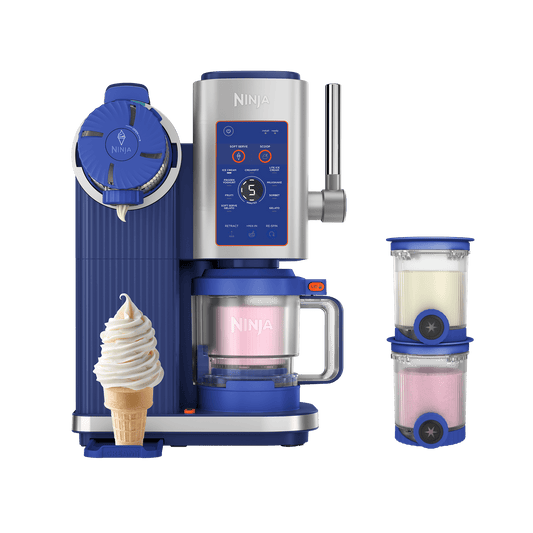 Ninja CREAMi Scoop & Swirl 13-in-1 Ice Cream and Soft Serve Maker in Lake Paddle | NC701UKBL1 | by SharkNinja