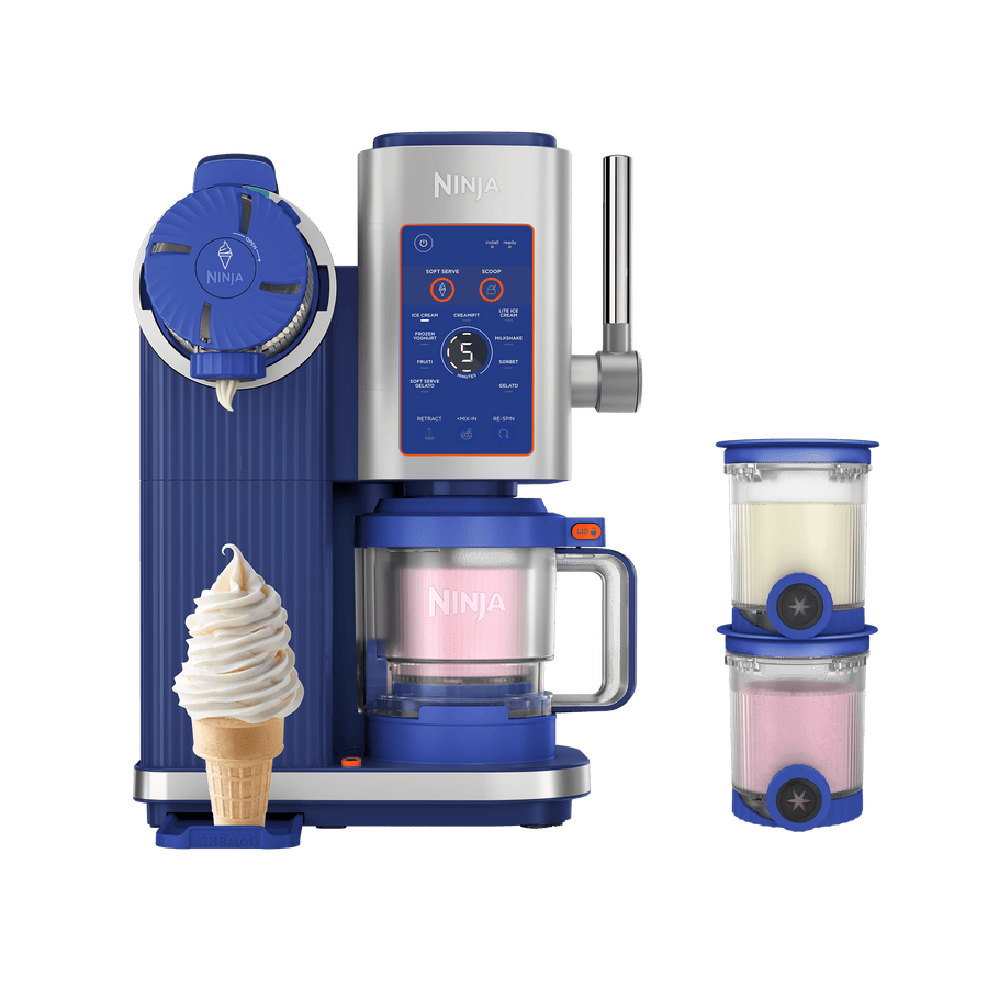 Ninja CREAMi Scoop & Swirl 13-in-1 Ice Cream and Soft Serve Maker in Lake Paddle | NC701UKBL1 | by SharkNinja