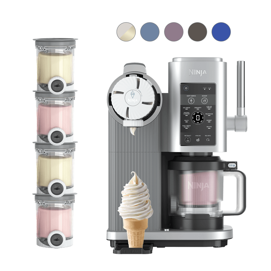 Ninja Build Your Own CREAMi Scoop & Swirl 4 Tub Bundle in Choose Your Colour | NC701UKBYO | by SharkNinja