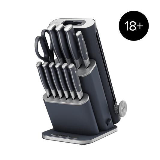 Ninja StaySharp 13-Piece Knife Block Set & Removable Sharpener in Cyberspace | NK32013EUUKBL1 | by SharkNinja