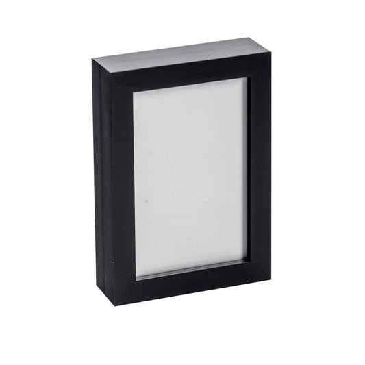 4" x 6" 3D Box Photo Frame - Black