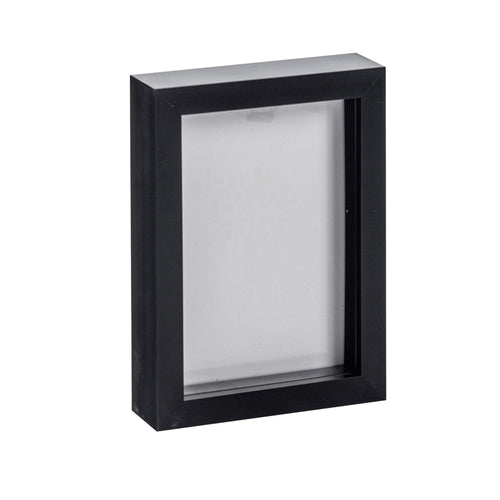 5" x 7" 3D Box Photo Frame - Black