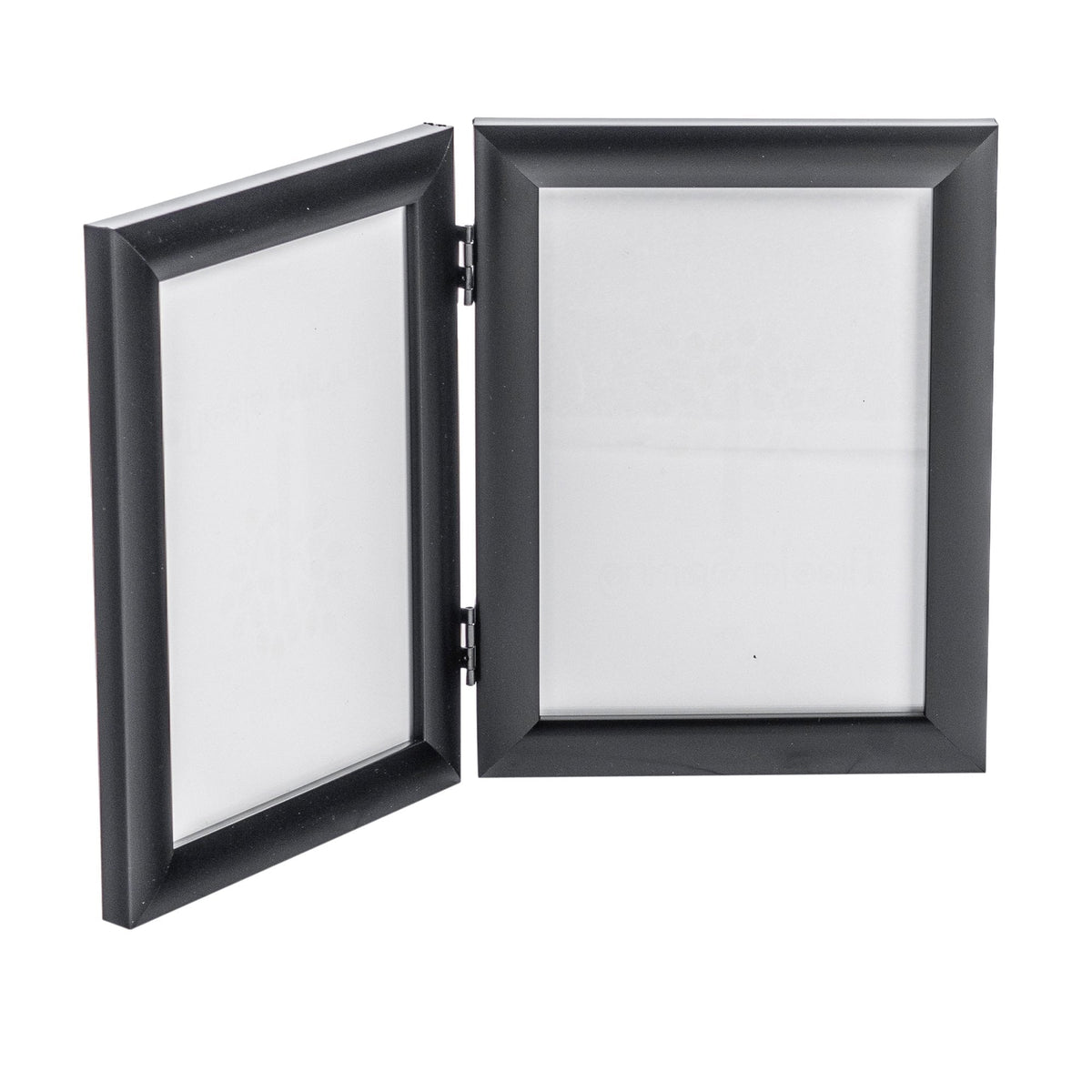 5" x 7" Freestanding Double Photo Frame - Black