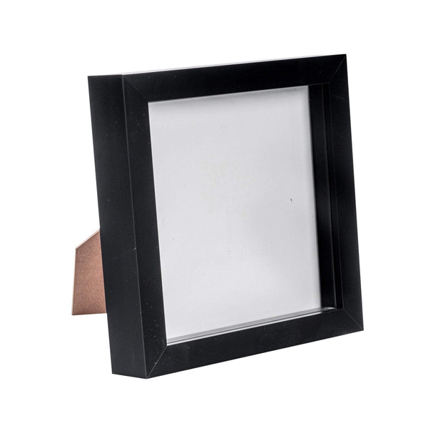 6" x 6" 3D Box Photo Frame - Black
