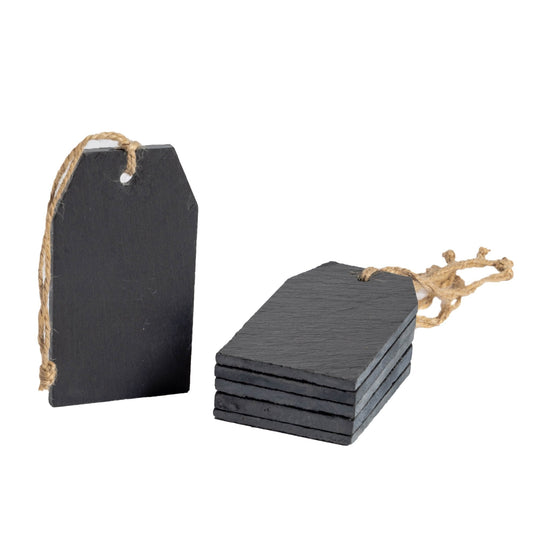 Slate Hanging Tags - Pack of Six