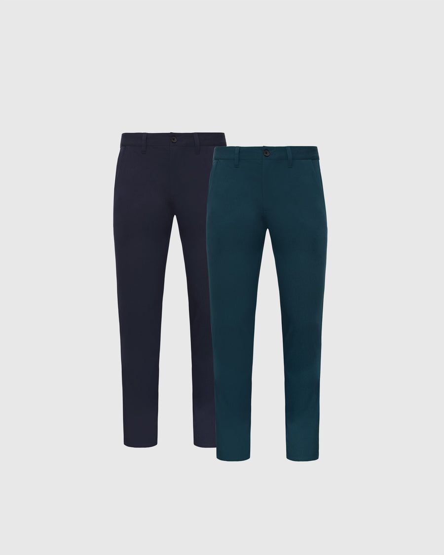 True Classic Navy Blue & Centurion Slim Twill Chino Pant 2-Pack | 30