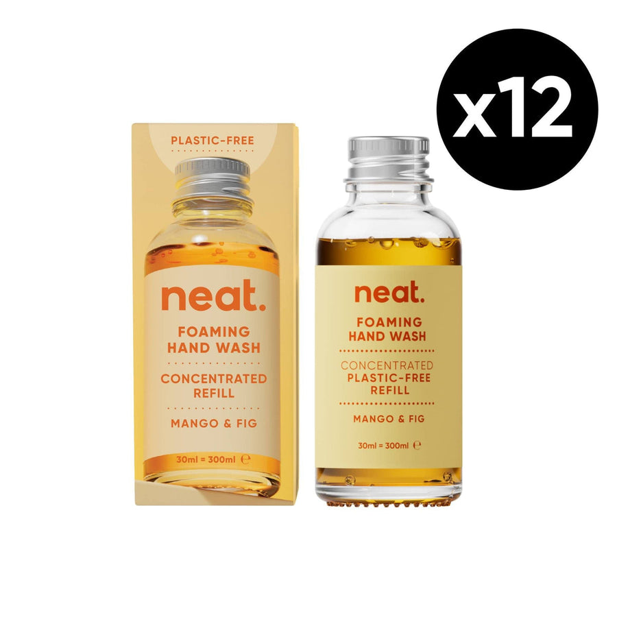 Neat 12x Foaming Hand Wash Refills, Mango & Fig