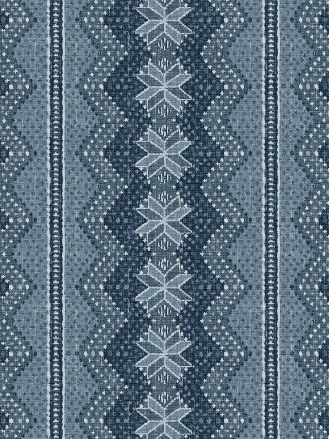 'Northstar Blanket' Wallpaper by Nathan Turner - Blue - Removable / 26 in. x 4.5 ft.
