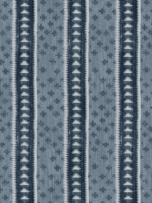 'Northstar Stripe' Wallpaper by Nathan Turner - Blue - Removable / 26 in. x 4.5 ft.