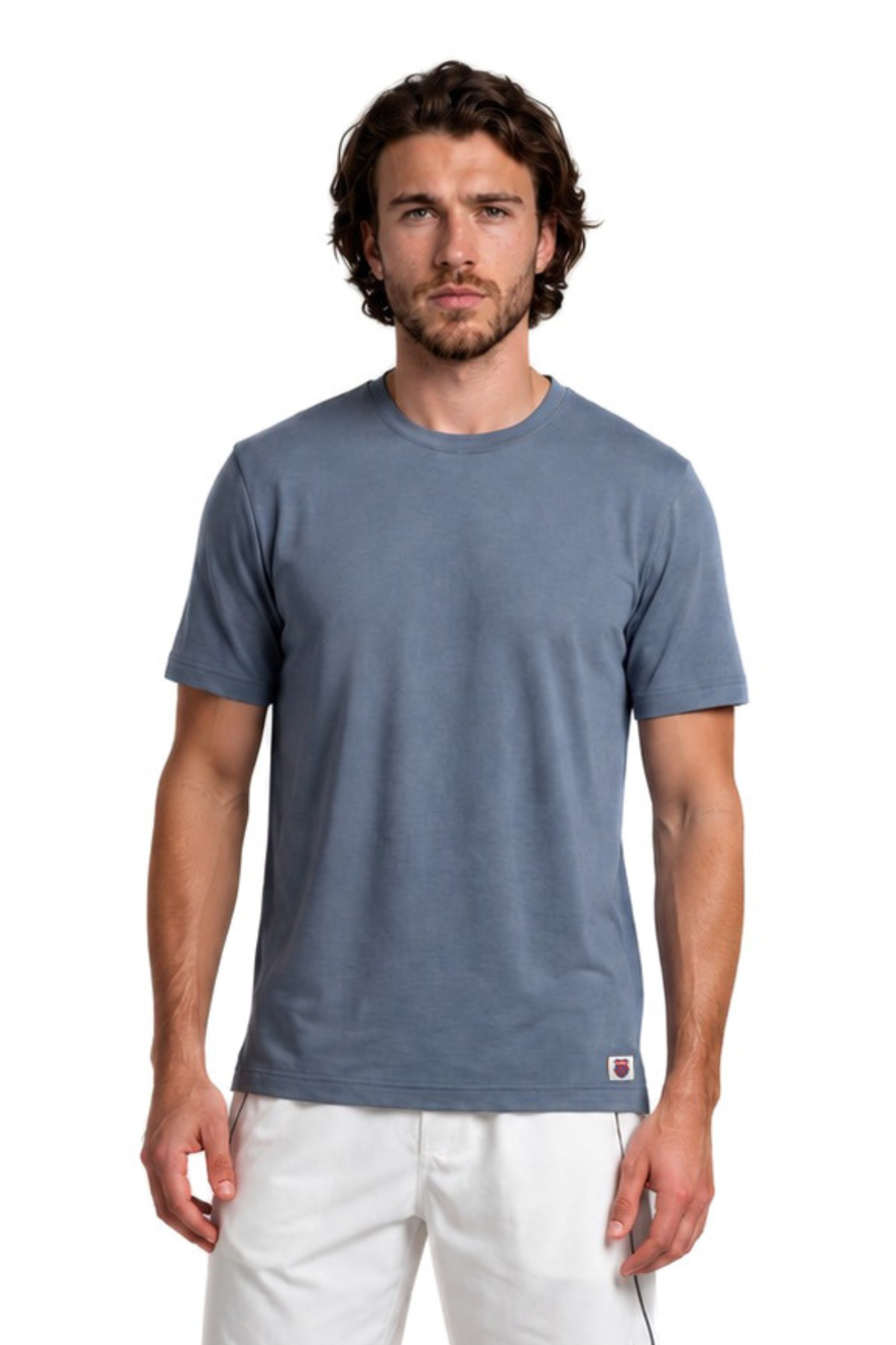 Performance Heathered Peached Jersey - China Blue / Small