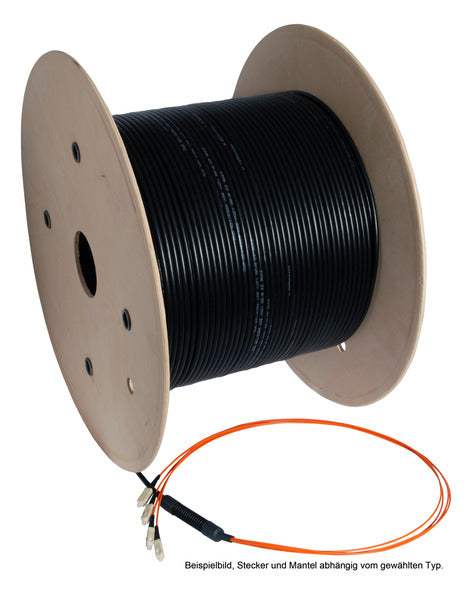 Trunkkabel U-DQ(ZN)BH 8G 50/125, LC/LC, OM3 160m