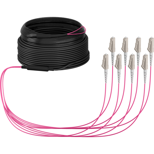 Trunkkabel U-DQ(ZN)BH OM4 8G (1x8) LC-LC, 20m Dca LSZH