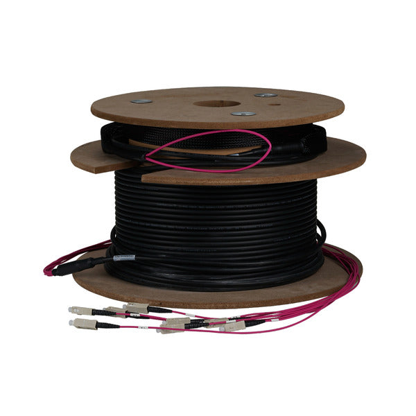 Trunkkabel U-DQ(ZN)BH 12G 50/125, SC/SC, OM4 150m