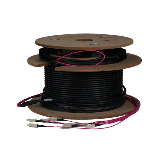 Trunkkabel U-DQ(ZN)BH 12G 50/125, SC/SC, OM4 150m