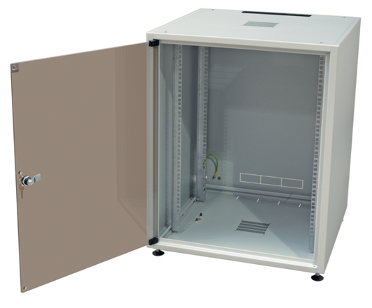 Netzwerkschrank OFFICE 15HE, 600x800 mm, RAL7035