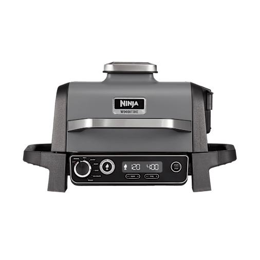 Ninja Woodfire Electric BBQ Grill & Smoker in Grey Lid/Black Body | OG701UK | by SharkNinja