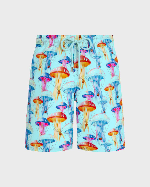 Vilebrequin - Men Long Swim Shorts Medusair - Swimwear - Okoa - Blue - Size XXL