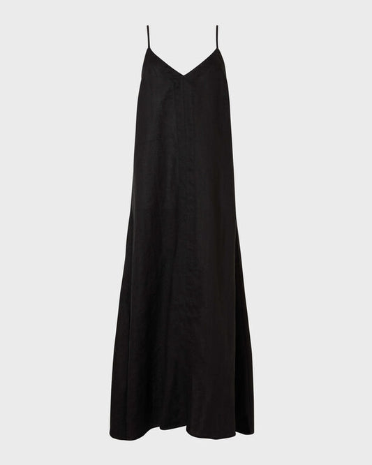 Vilebrequin - Women Long Linen Dress - Dress - Loreon - Black - Size S