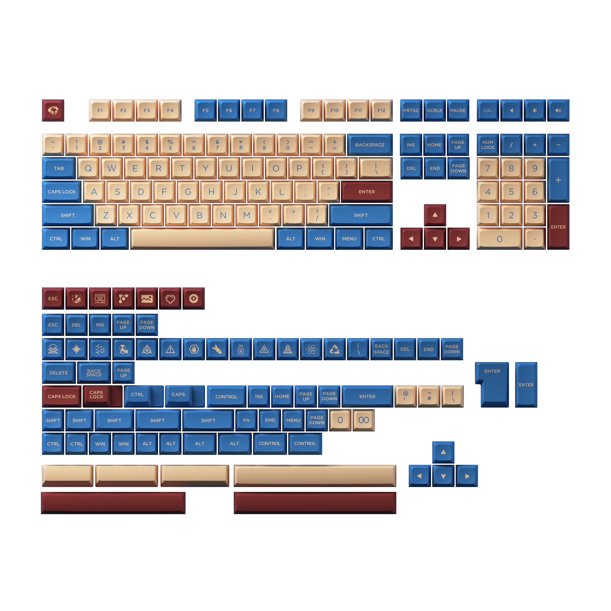 Palace Keycap Set (187-Key)