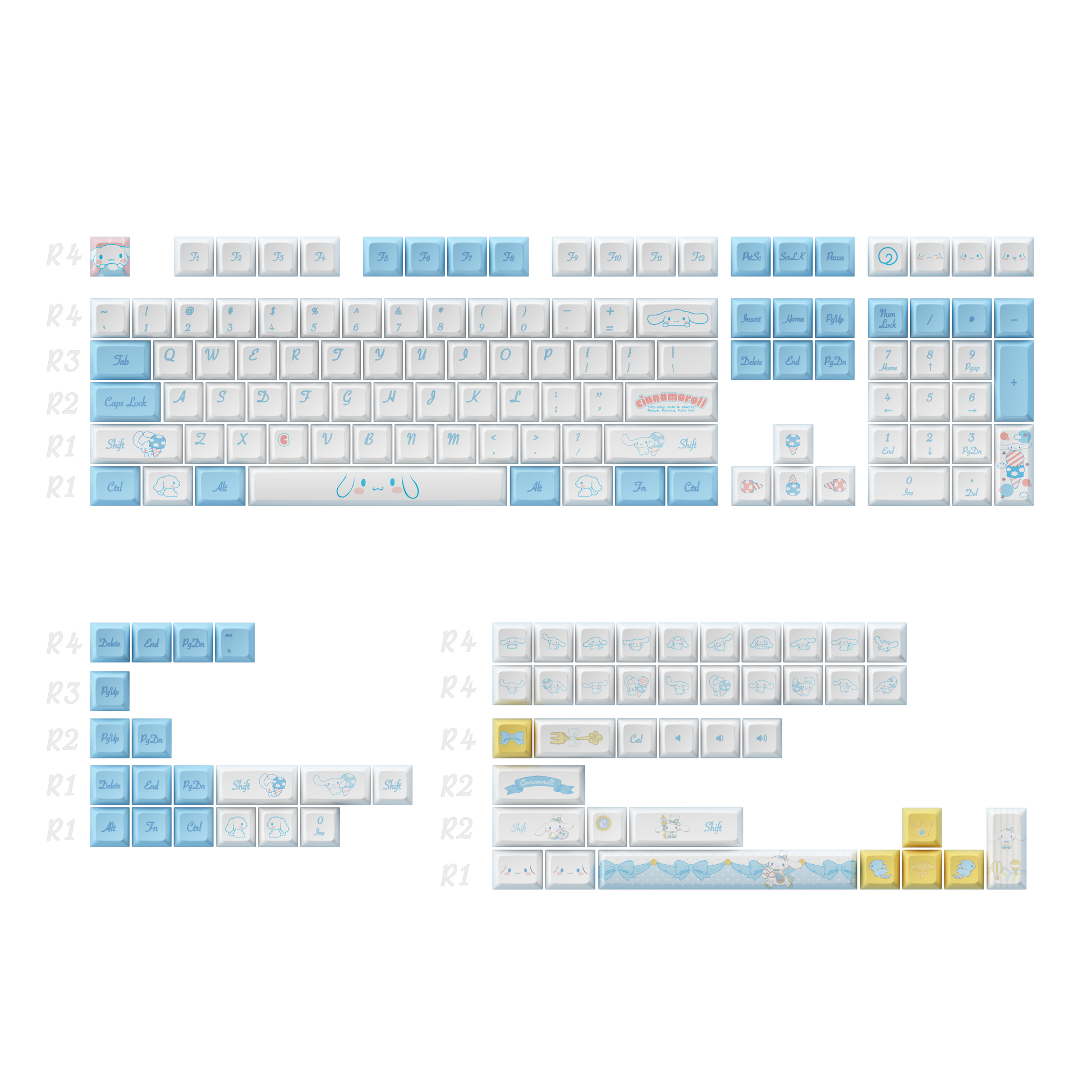 Cinnamoroll Keycap set (165-key)