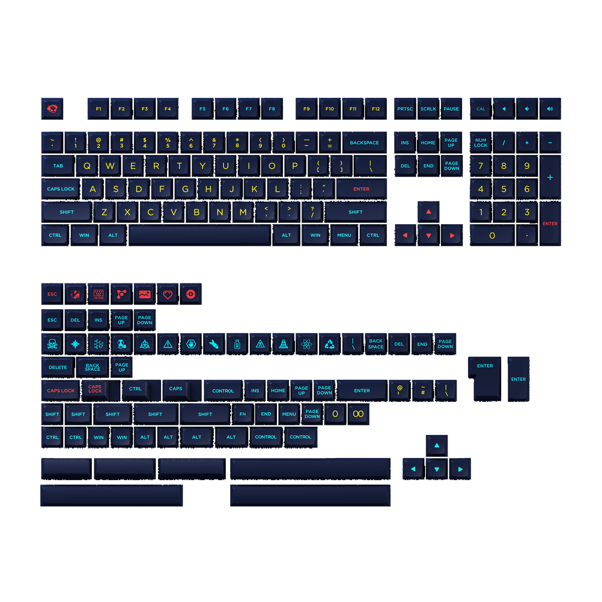Starry Night Keycap Set (187-Key)