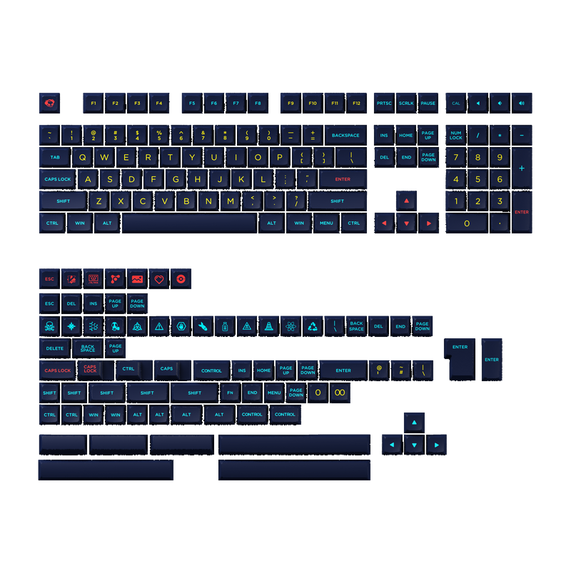 Starry Night Keycap Set (187-Key)