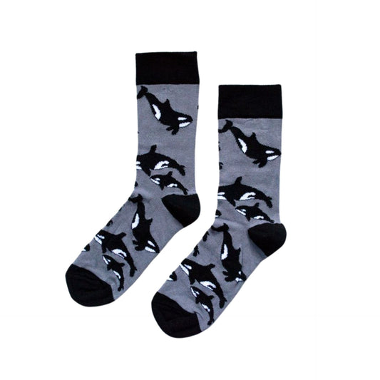 Save the Orcas Bamboo Socks | UK Adult 7-11
