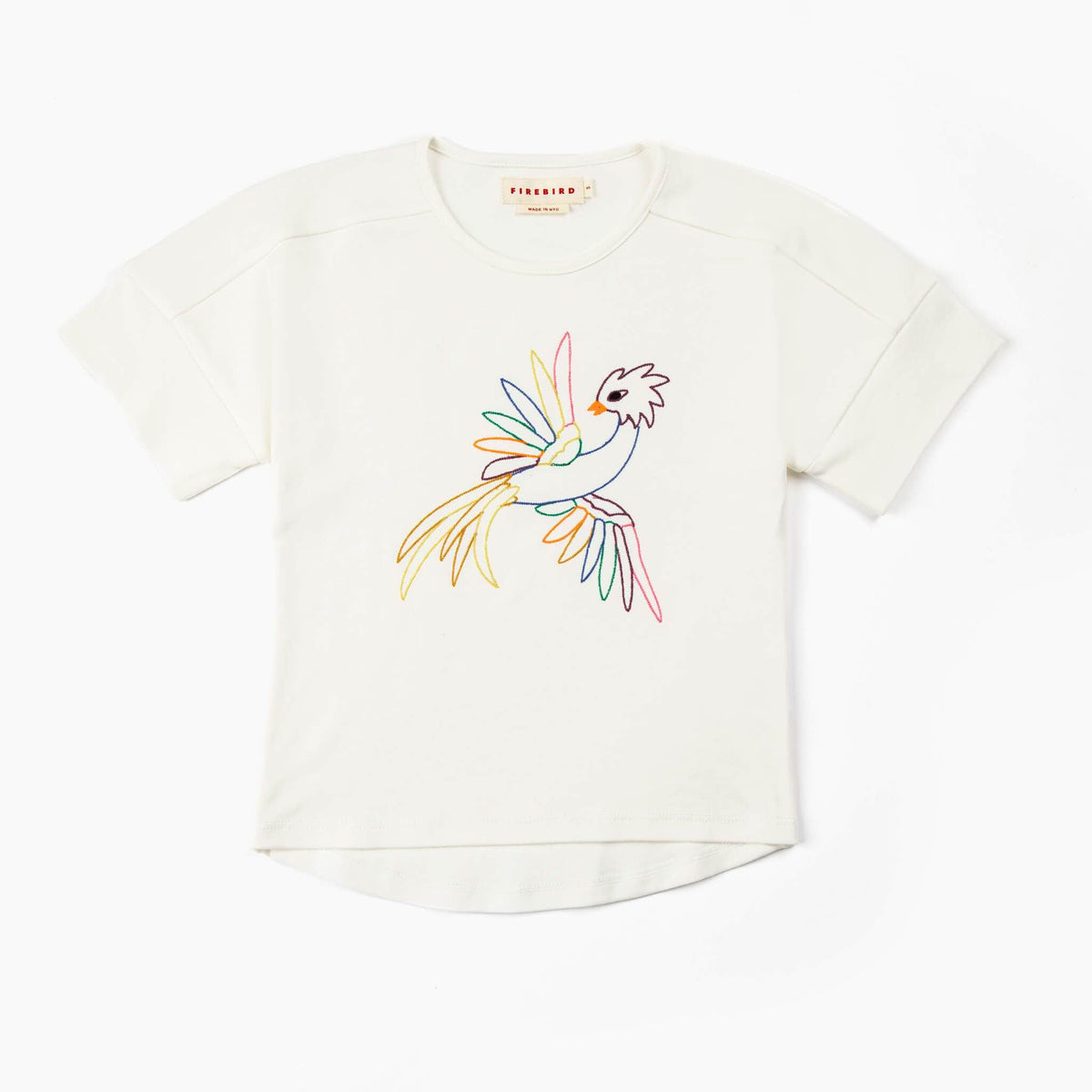 Embroidered Firebird Graphic Tee | Size: 10-11