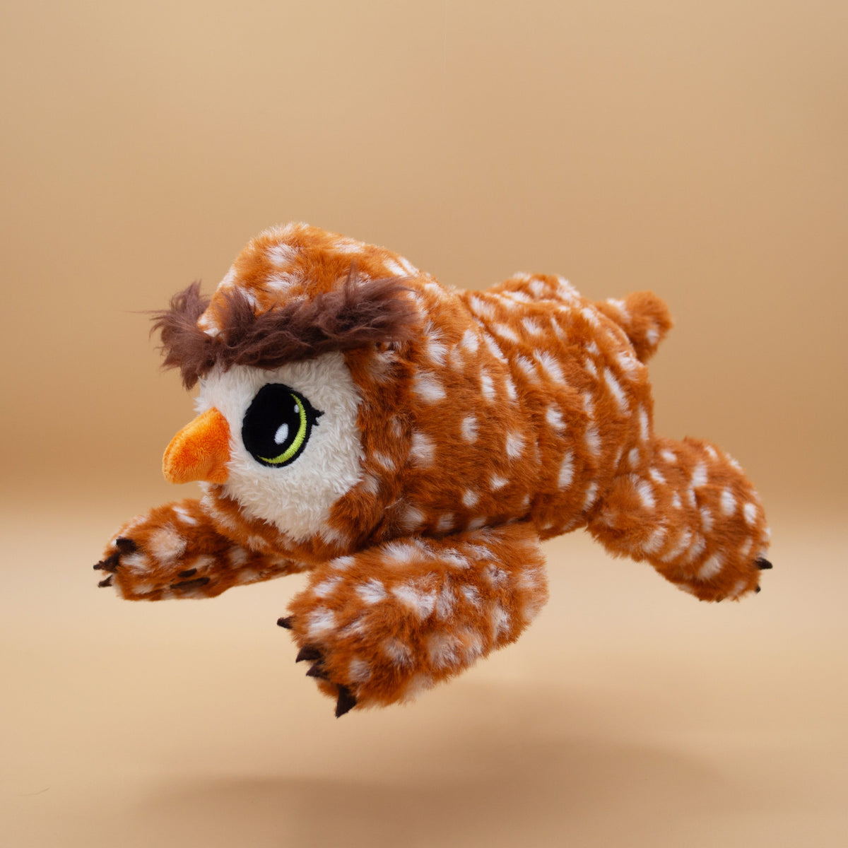 Owlbear Cub Plush Dog Toy - Medium - Brown - Medium / Brown