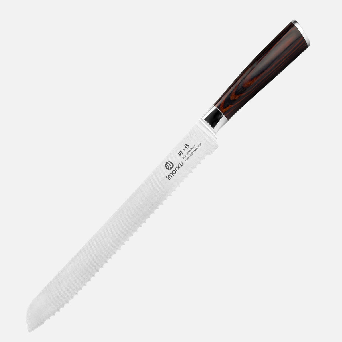 Imarku Serrated Bread Knife 10'' German High Carbon Steel Cake Knife