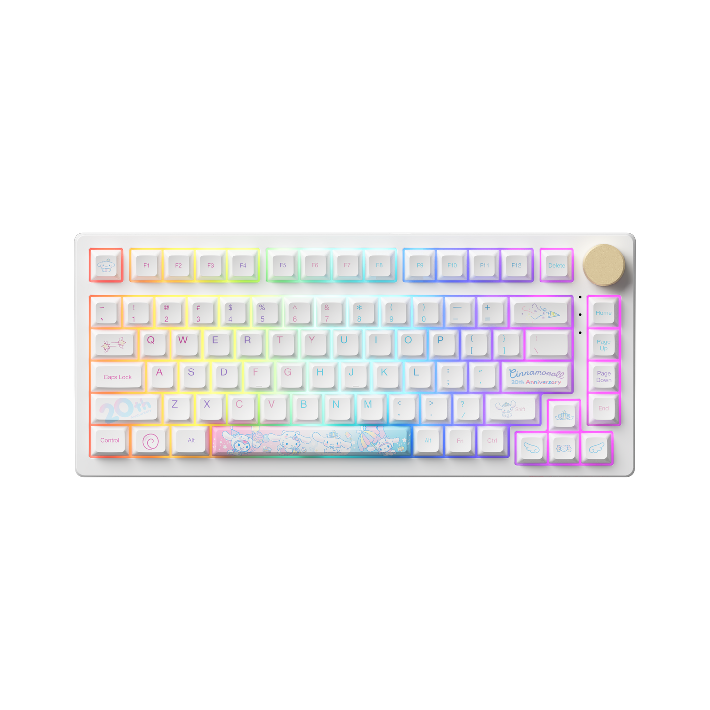 Cinnamoroll 20th Anniversary PC75 v2 - PC75B Plus / Akko CS Crystal Blue