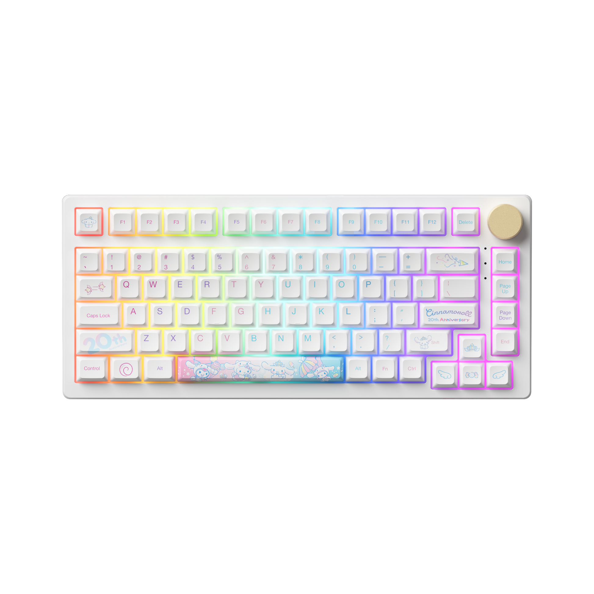 Cinnamoroll 20th Anniversary PC75 v2 - PC75B Plus / Akko CS Crystal Blue