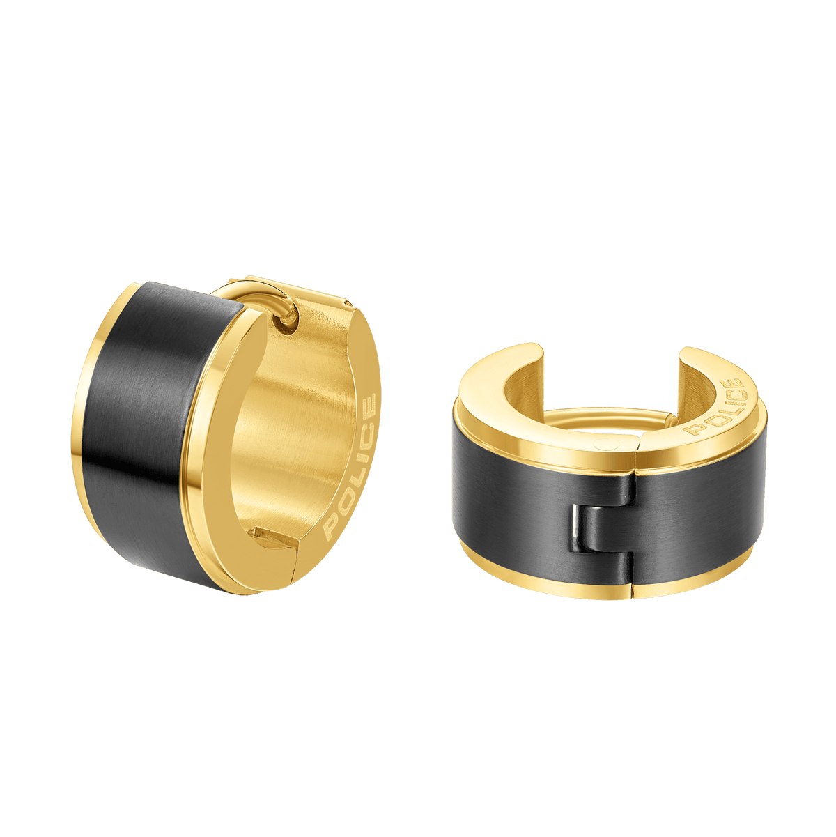 Police Unisex Ohrringe Studs Silber - Edelstahl Ohrstecker - Police Ohrring günstig online kaufen