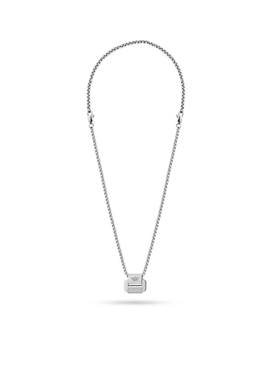 Police Herren Kette Silber 50 cm Edelstahl Halskette Herrenkette Silberkette