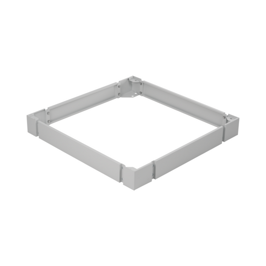 PEL Sockel für 800x800mm, H=100mm, voll, RAL7035