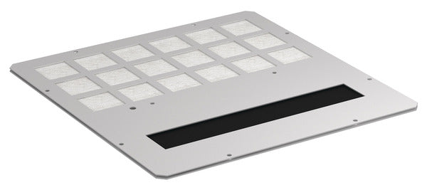 Modul mit Filter und Bürstend., Öffnung, A, RAL9005, für PRO