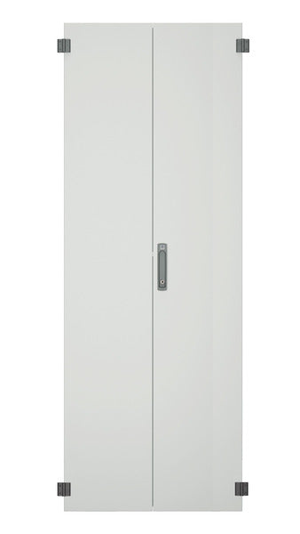 Tür für PRO 42HE, B=800, Stahl, 2-teilig, SH, RAL7035