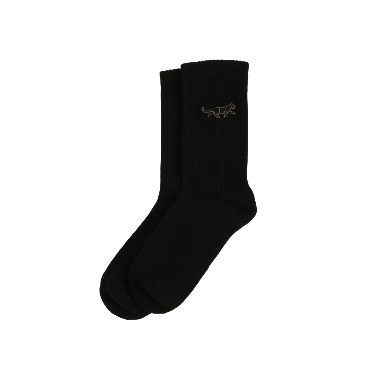 Save the Black Panthers Ribbed Bamboo Socks | UK Adult 7-11