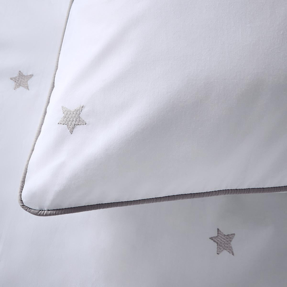 Dip & Doze Amongst The Stars Duvet Cover Double / Pebble Grey