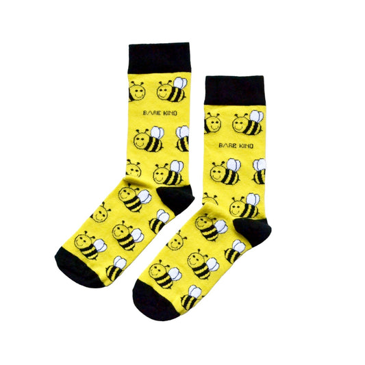 Save the Bees Bamboo Socks | UK Adult 7-11