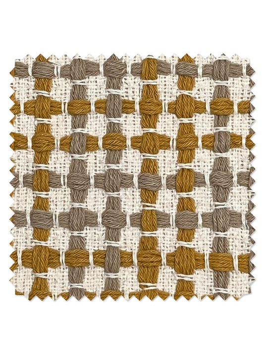 'Pinegrove' Cotton Fabric by Nathan Turner - Yellow Taupe - COTTON / YARD