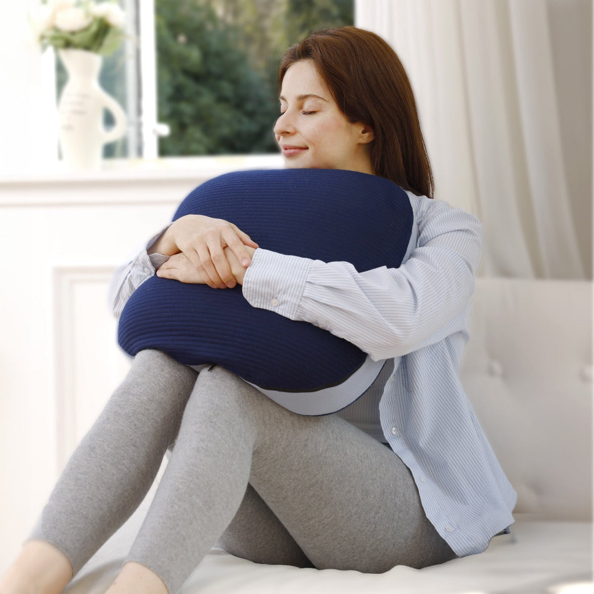 Embrace Hug Gravity Pillow - Blue