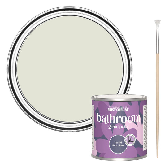 Rust-Oleum Beige Bathroom Grout Paint - Portland Stone 250ml