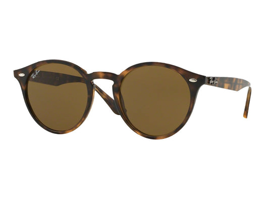 Ray - Ban RB2180 710/73 Unisex Sunglasses Injected Turtle  Round Normal