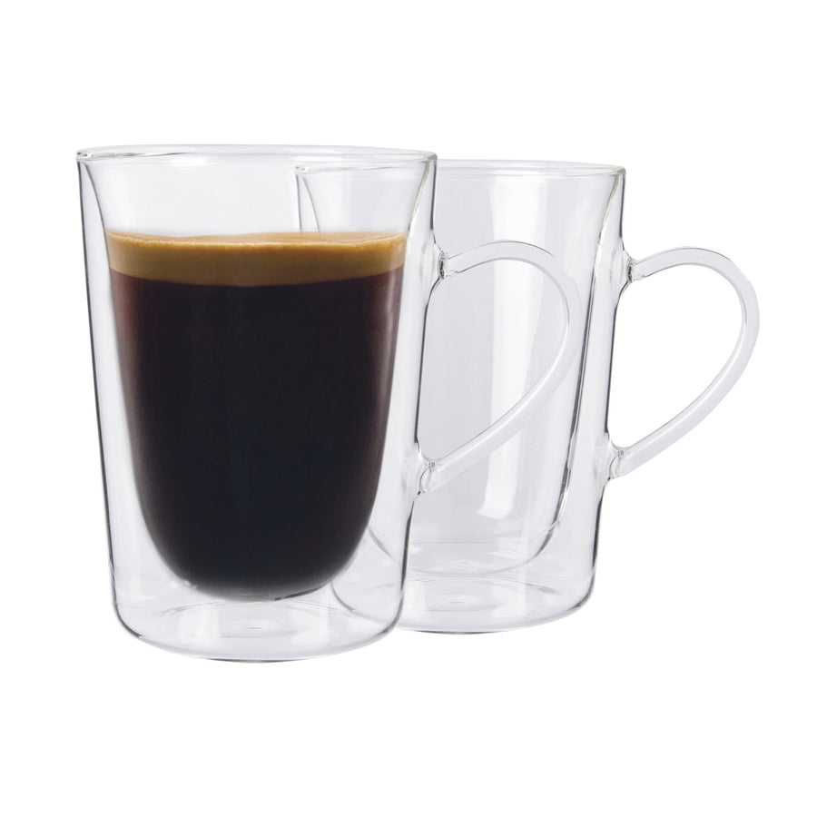 Double-Walled Glass Mugs - 285ml