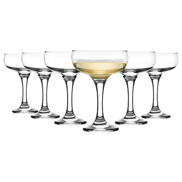 235ml Vintage Champagne Saucers - Pack of Six