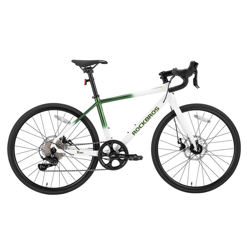 TEEN-W22H Rennrad für Kinder - Grün Farbverlauf