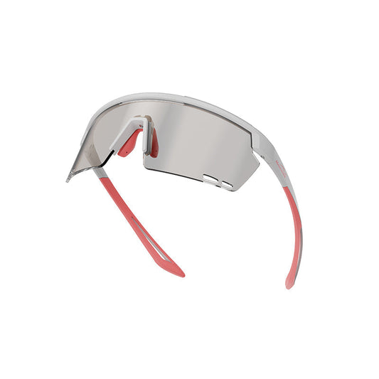 ROULEUR Photochromic Sports Sunglasses - White + Pink