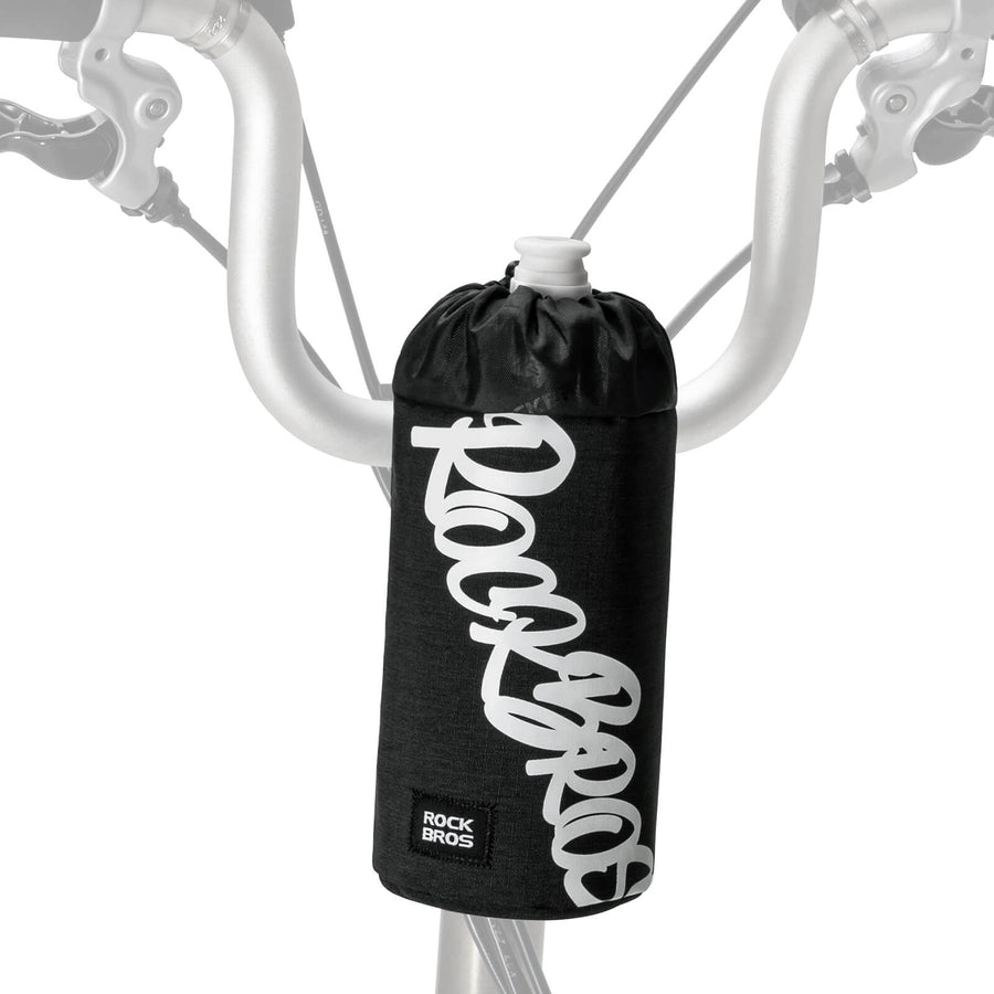 Fahrrad Lenkertasche Mini 1L für Trinkflaschen Ø9 cm - Schwarz