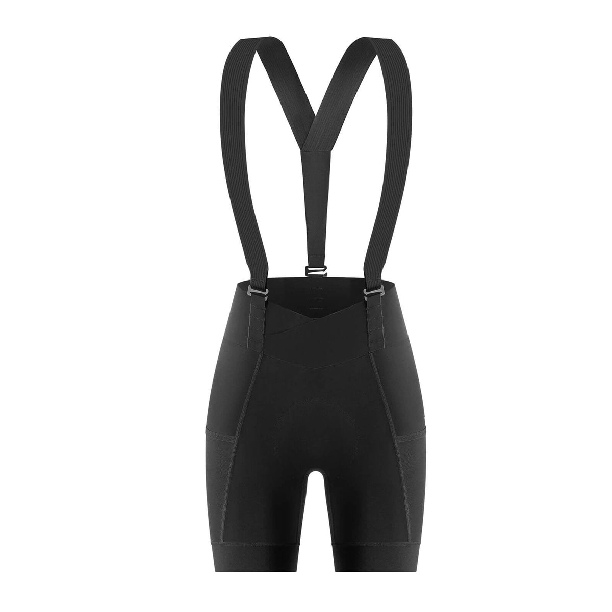 ROCKBROS TVI Fahrradhose Damen mit abnehmbaren Kurz Radsport Trägerhose - EU XXS / Asien XS